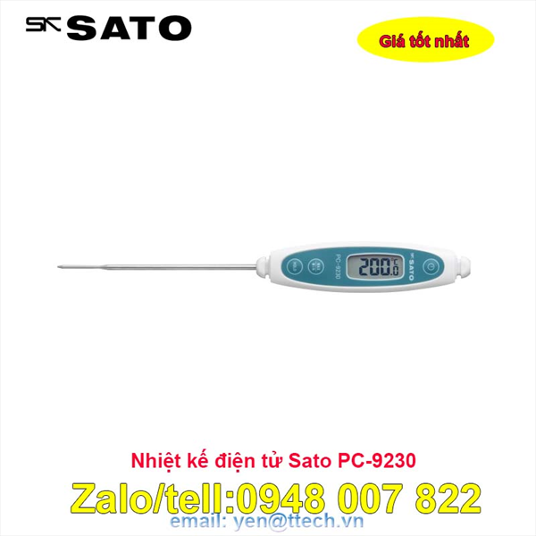 Nhiệt kế kỹ thuật số không thấm nước Sato PC-9230